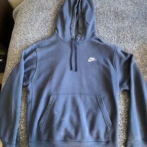 Nike Men's Dark Blue Hoodie